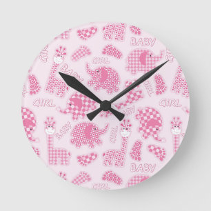 Horloge Ronde arrière - plan de bébé