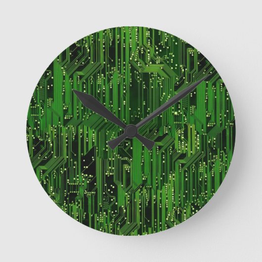 Horloge Ronde Arrière - plan de carte de circuit (Recto)