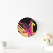 Horloge Ronde Arrière - plan de demi-teinte technique 7 (Maison)