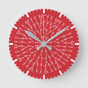 Horloge ronde Arrière - plan du graphique Crochet 
