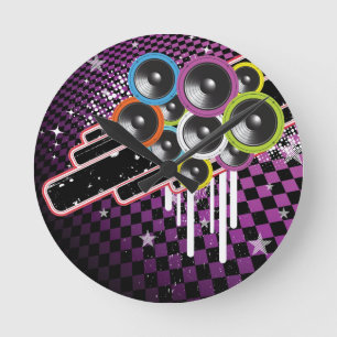 Horloge Ronde Arrière - plan grunge