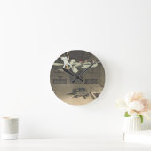 Horloge Ronde Arrivée - et de nouveau, assiette de "L'Avent (Maison)