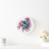 HORLOGE RONDE ART  (Maison)