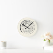 Horloge Ronde Art Abstrait (Maison)