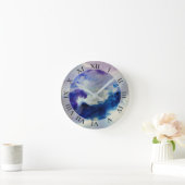 Horloge Ronde Art Abstrait (Maison)