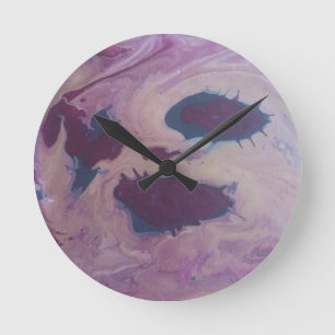Horloge Ronde Art Abstrait déplaisant