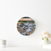 Horloge Ronde Art acrylique Brook/ Paysage (Maison)