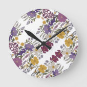 Horloge Ronde Art botanique (Recto)