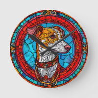 Art de vitrail de chien