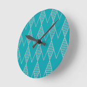 Horloge Ronde Art déco (Angle)