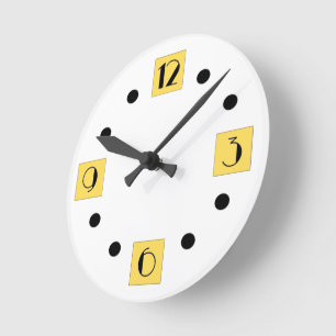 Horloge ronde Art déco