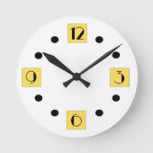 Horloge ronde Art déco (Recto)