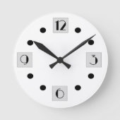 Horloge ronde Art déco (Recto)