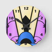 Horloge Ronde Art deco design (Recto)