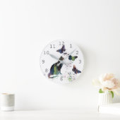 Horloge Ronde Art du chat (Maison)