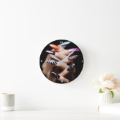 Horloge Ronde Art pour ongle (Maison)