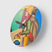 Horloge Ronde Art spain (Angle)