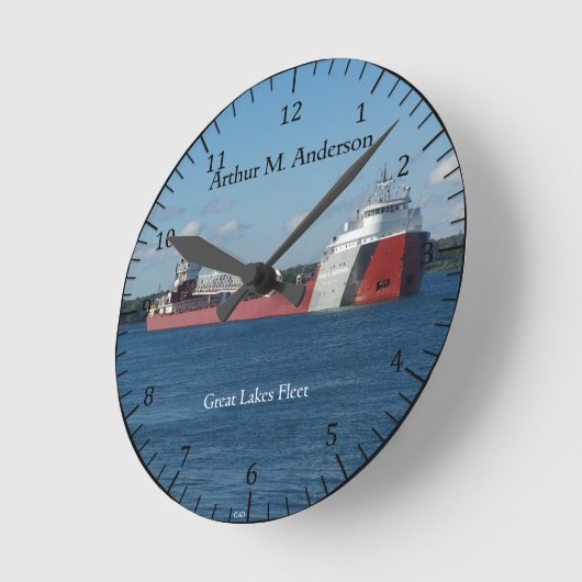 Horloge Ronde Arthur M. Anderson (Angle)