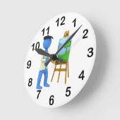 Horloge Ronde Artiste (Angle)
