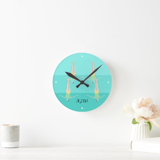 Horloge Ronde Artistic Swimming (Maison)