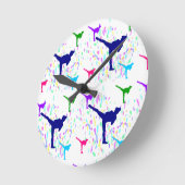 HORLOGE RONDE ARTS MARTIAUX - JUDO (Angle)
