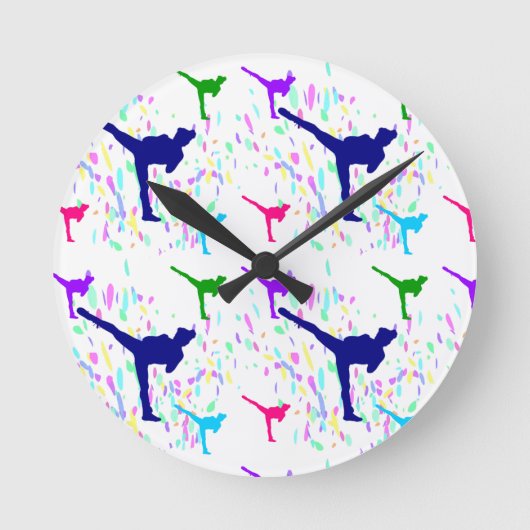 HORLOGE RONDE ARTS MARTIAUX - JUDO (Recto)