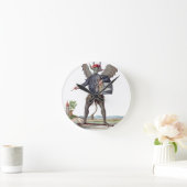 Horloge Ronde Asmodai, démon de colère (Maison)