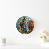 Horloge Ronde Assistant D'Oz - Dorothy, Tinman, Scarecrow & Lion (Maison)