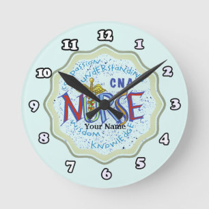 Horloge Ronde Assistant infirmier Axiome