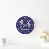 Horloge Ronde Astronaute Outer Space (Maison)