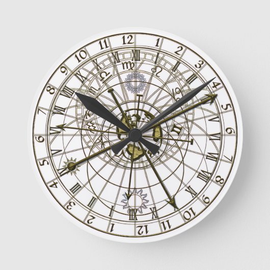 Horloge Ronde Astronomique (Recto)