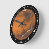 Horloge Ronde Astronomy & Planet Mars Clock, Hubble / Space (Angle)