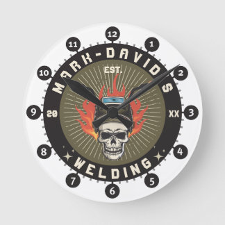 Horloge Ronde Atelier de soudage personnalisé des ouvriers de so