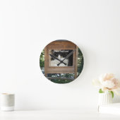 Horloge Ronde Attitude du chat (Maison)