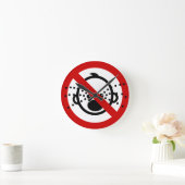 Horloge Ronde AUCUN ⚠ thaïlandais de signe d'aéroport de ⚠ de (Maison)