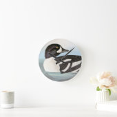 Horloge Ronde Audubon : Barrow's Goldeneye (Maison)