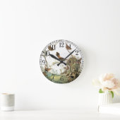 Horloge Ronde Audubon Wren Birds Animals Wildlife Wall Clock (Maison)