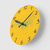 Horloge Ronde Australia Travel Clock (Angle)