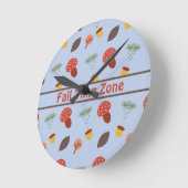 Horloge Ronde Automne (Angle)