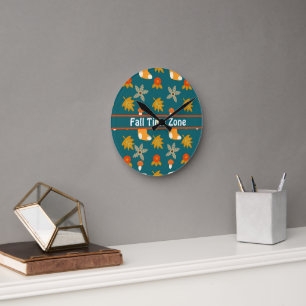 Horloge Ronde Automne