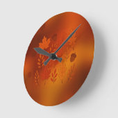 Horloge ronde automne (Angle)