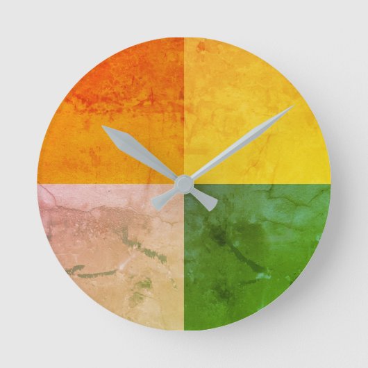 Horloge Ronde Automne COOL en détresse Russe (Recto)