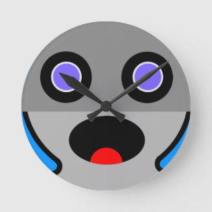Horloge Ronde Autre dimension Alien Dada Manga Timekeeper