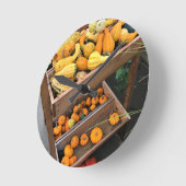 Horloge Ronde Autumn Decor (Angle)