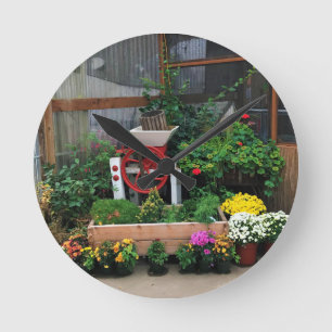 Horloge Ronde Autumn Decor