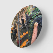 Horloge Ronde Autumn Decor (Angle)