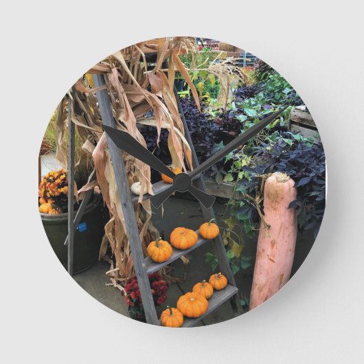 Horloge Ronde Autumn Decor (Recto)