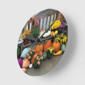 Horloge Ronde Autumn Decor (Angle)