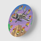 Horloge Ronde Aventure inca (Angle)