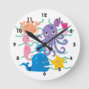 Horloge Ronde Aventure sous-marine